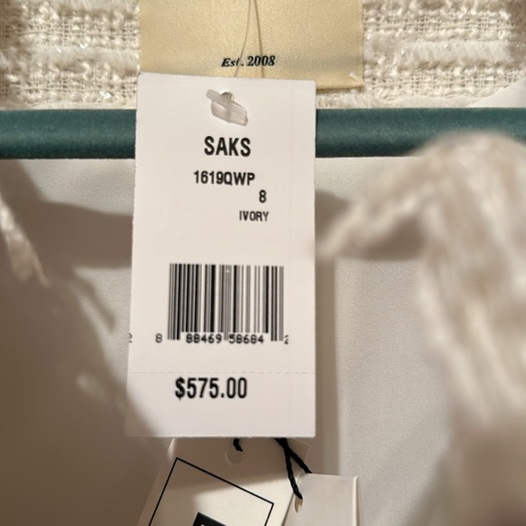 L'AGENCE Angelina Tweed Blazer size 8 New with Tags - Picture 3 of 4